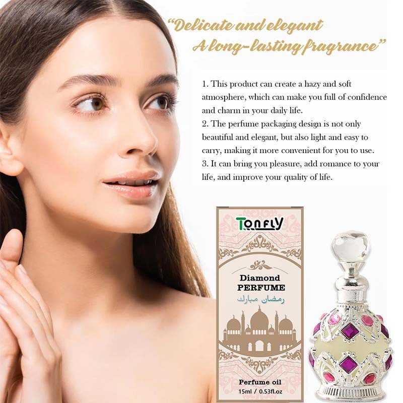 Women's Perfume 15ml New Design Middle East Arab Essence Bottle New Dubai Perfume