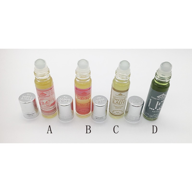 Oil Perfume Non-alcoholic Muslim Small Essential Oil Perfume 6ml Muslim Huimin Worshipper Perfume