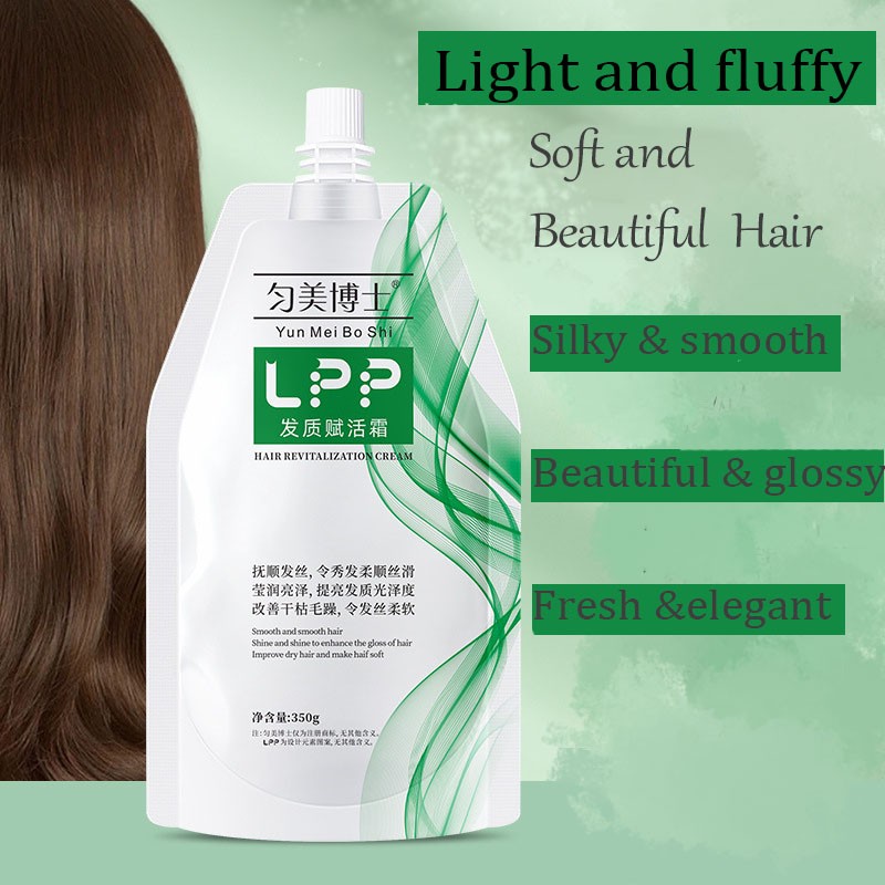 LPP Soft Hair Active Cream Natural Roll-On Dry Repair Hair Care Hyaluronic Acid Moisturizing Leave-In Feature Smooth Hair Care