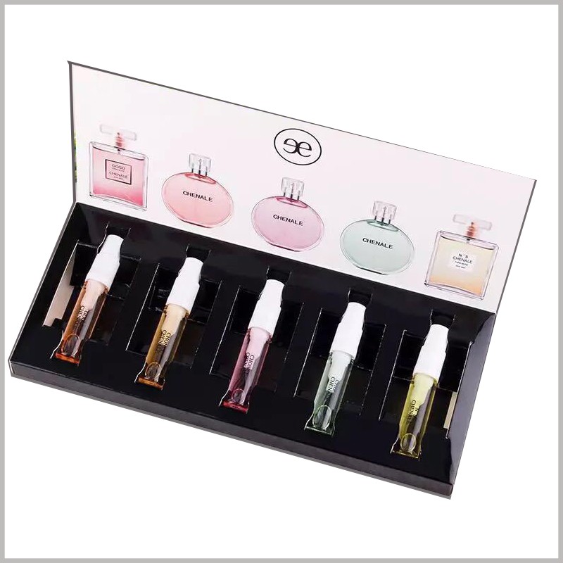 Wholesale Hot Cosmetic Vials Wholesale Cosmetic Vials 2ml 3ml Perfume Sample Wrapping Paper Gift Box with Paper Inserts