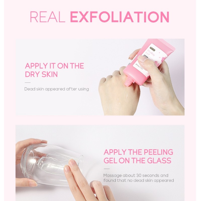 60g Face Exfoliating Gel Skin Care Whitening Moisturizer Repair Facial Scrub Cleanser Acne Blackhead Treatment Remove Face Cream