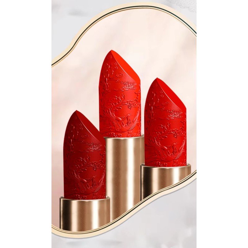 Wholesale Hot SellingZHENHAI Lipstick Chinese Style Carving Makeup Best Matte Lipstick Factory Direct