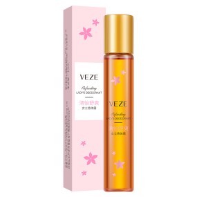 WholesalersVEZE Ladies Body Lotion Fragrance Elegant Fragrance Small Portable Roll-on Perfume Liquid Perfume 2 Optional