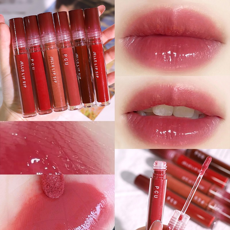 Wholesale Plumper Jelly Lip Tint Moisturizing Non Fade Water Light Mirror Lip Glaze Glossy Lip Gloss