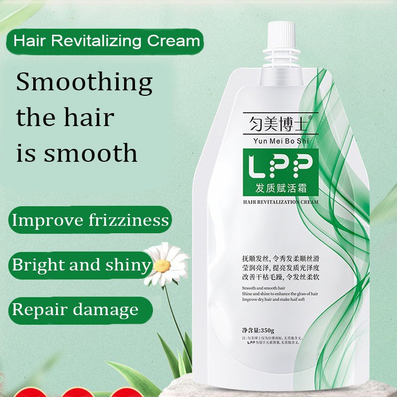LPP Soft Hair Active Cream Natural Roll-On Dry Repair Hair Care Hyaluronic Acid Moisturizing Leave-In Feature Smooth Hair Care