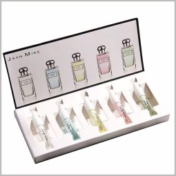 Wholesale Hot Cosmetic Vials Wholesale Cosmetic Vials 2ml 3ml Perfume Sample Wrapping Paper Gift Box with Paper Inserts