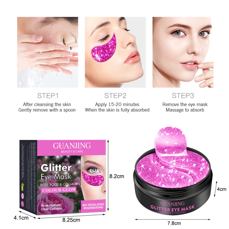 Collagen Starry Sky Eye Mask Niacinamide Eye Brightening Cross Border Factory Eye Mask
