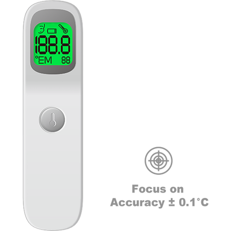 Digital Thermometer - Dual Mode Ear Forehead
