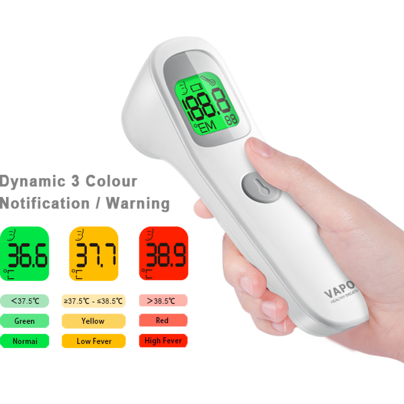 Infrared Thermometer - Color Indicator Silent
