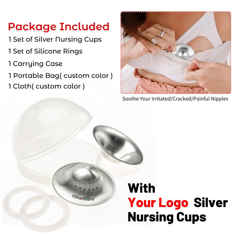 Silver Nursing Cup - 925 Silver Reusable