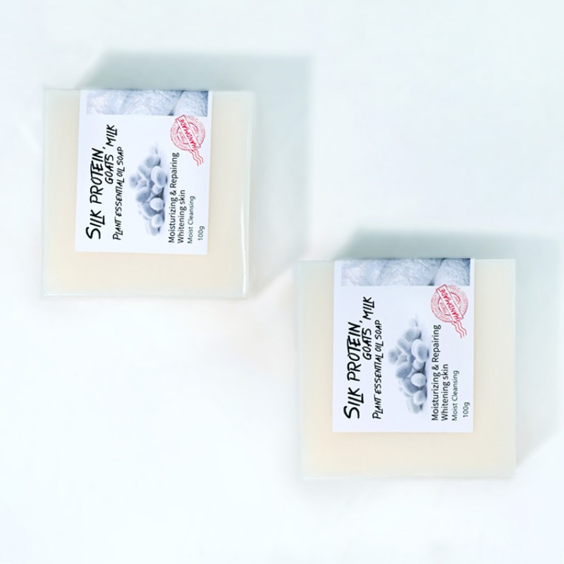 Silk Protein Soap Manufacturer - Handmade Whitening Brightening Natural Deep Cleansing Goats Milk
