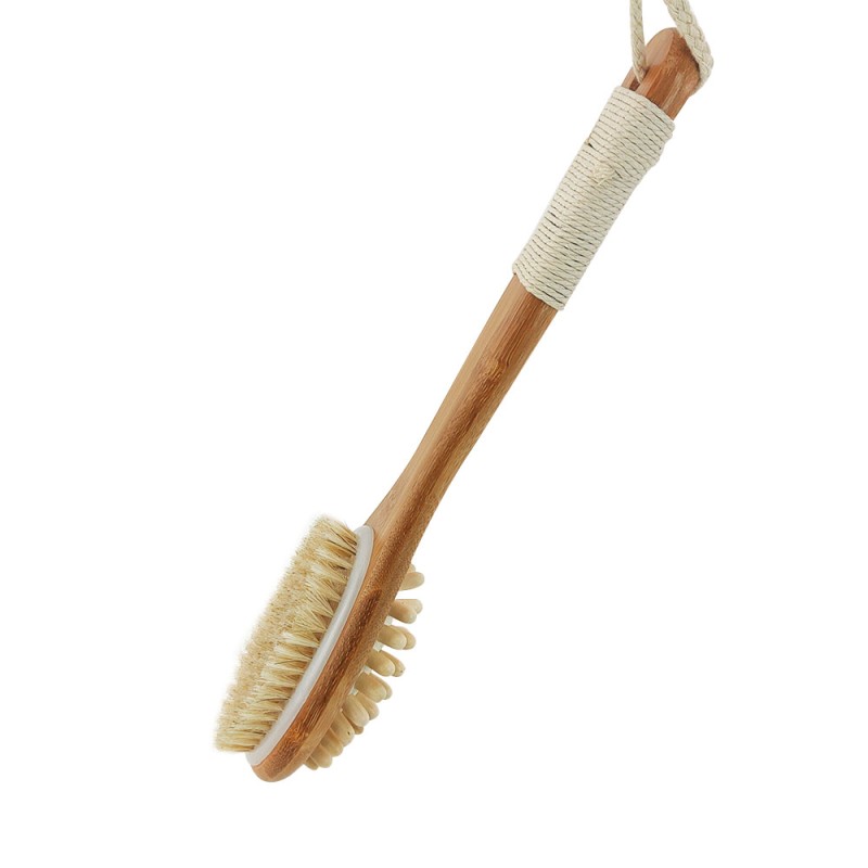 Body Brush Manufacturer - Eco-friendly Wooden Custom Long Handle Back Massager Exfoliating