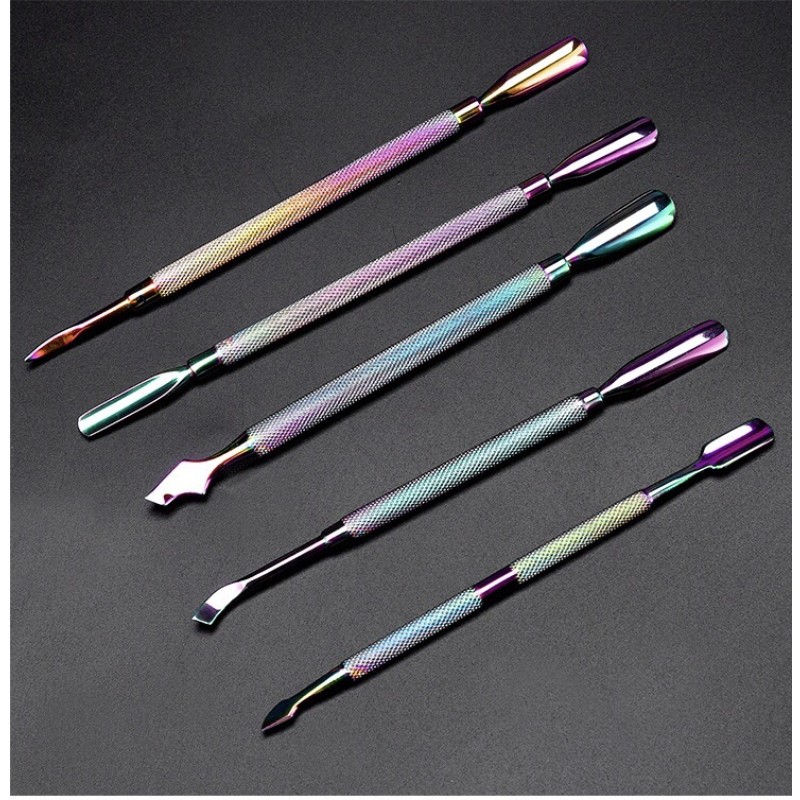 Nail Polish Pusher - Double-ended Stainless Steel