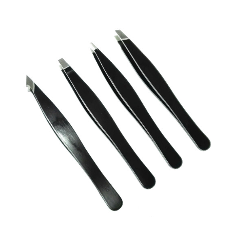 Anti-slip Tweezers - Rubber Grip Cosmetic Scissor