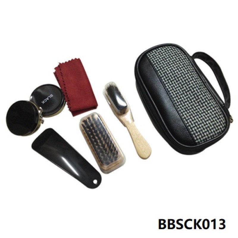 Shoe Horn Set - Brush Polish Tools Bag