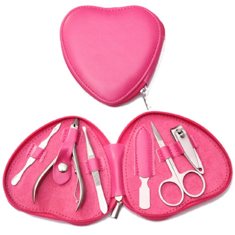 Pink Nail Care Kit - Salon Spa Treatment