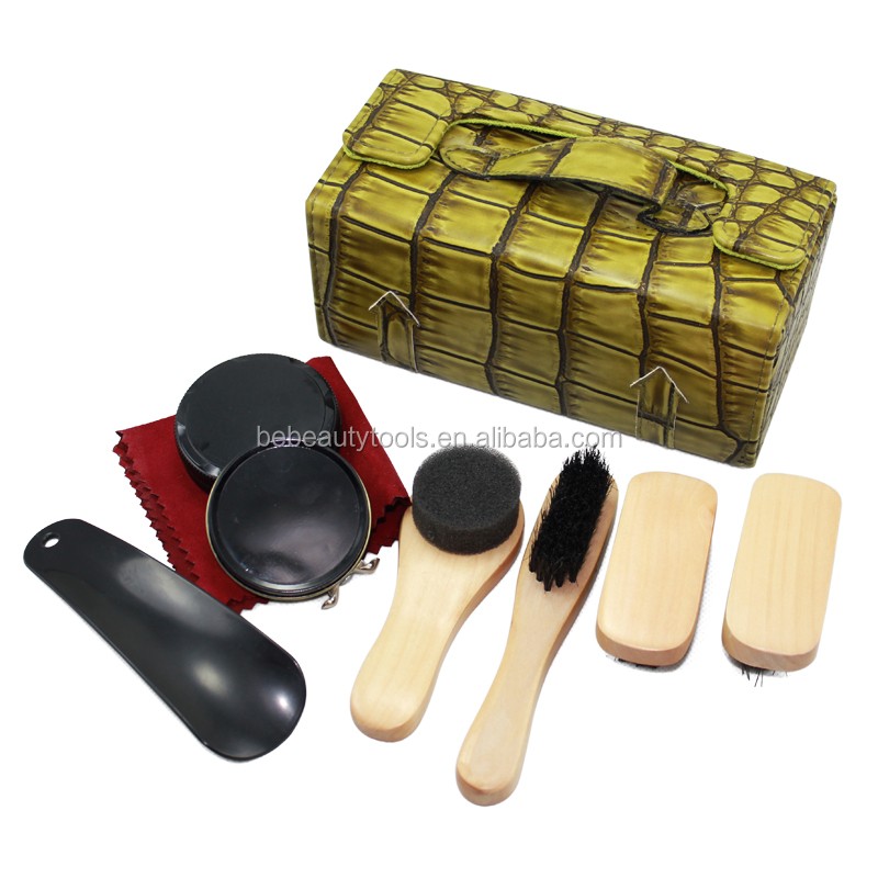 Square Shoe Case - Leather Boot Care Clean