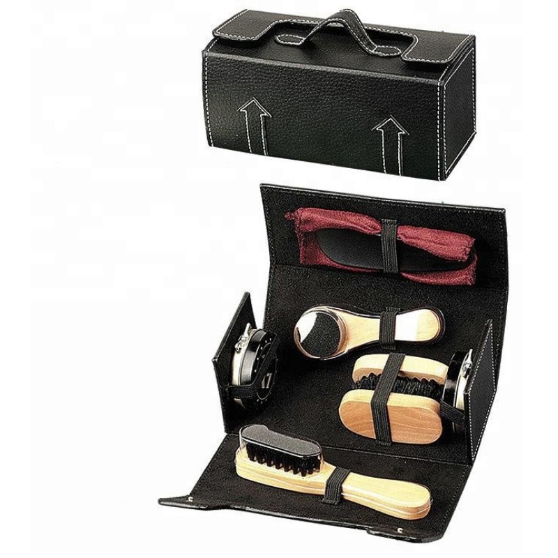 Shoe Horn Set - Brush Polish Tools Bag