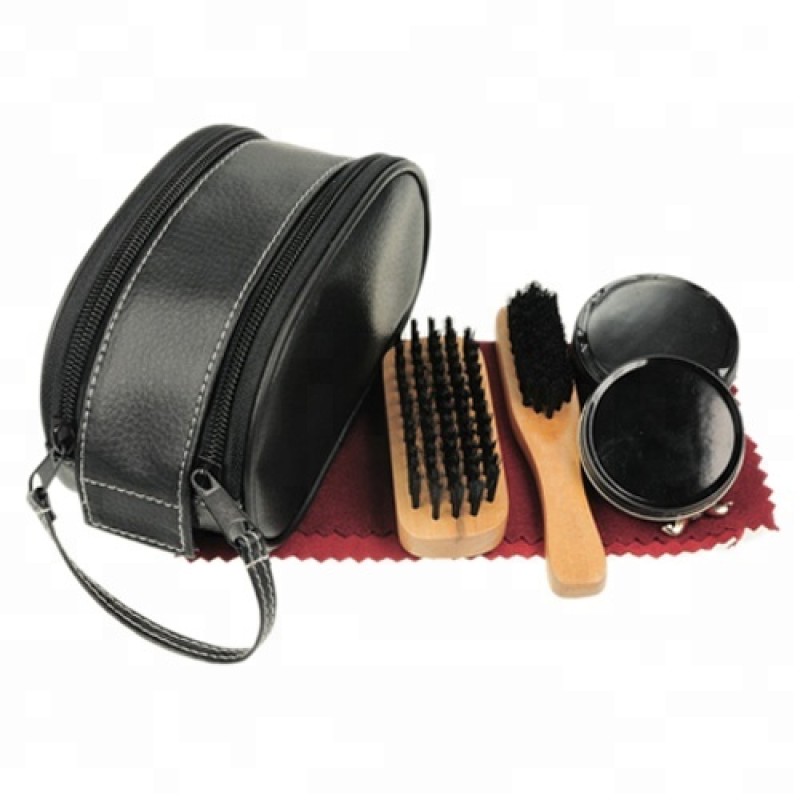 Shoe Horn Set - Brush Polish Tools Bag