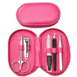 Pink Nail Care Kit - Salon Spa Treatment
