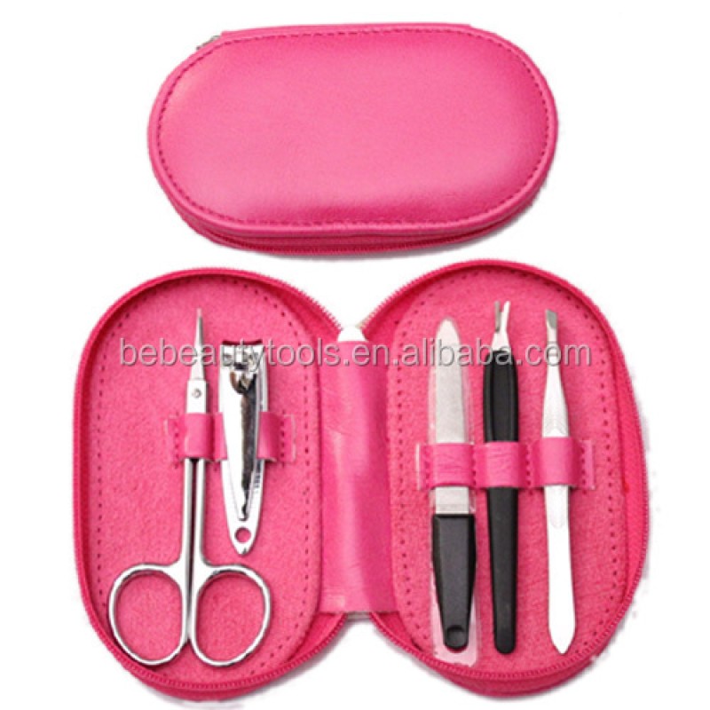 Pink Nail Care Kit - Salon Spa Treatment