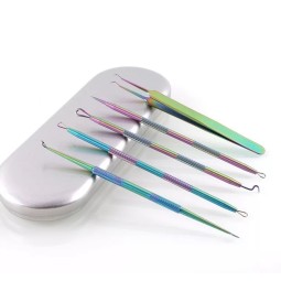 Blackhead Remover Kit - Titanium Acne Tweezers