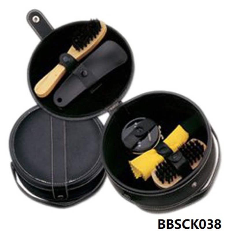 Leather Shoe Kit - 5pcs Compact Shine Set