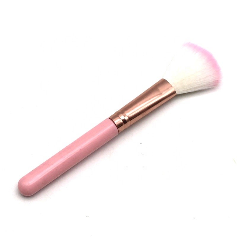 Makeup Brush - Pink Nylon Hair ABS Handle