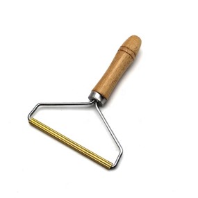 Wood Lint Remover - Natural Beech Steel