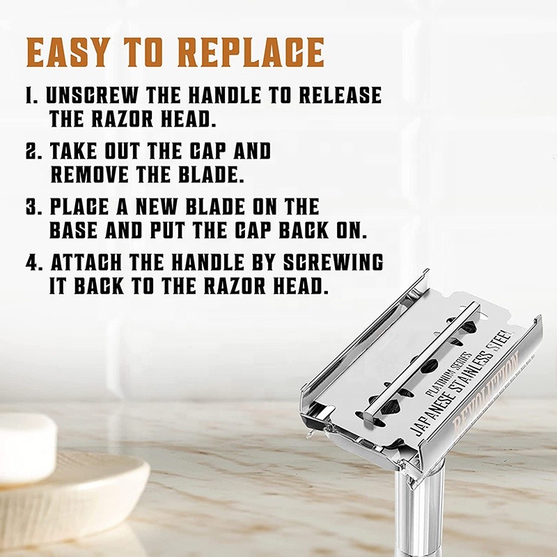 Safety Razor - Double Edge Shaving Blades
