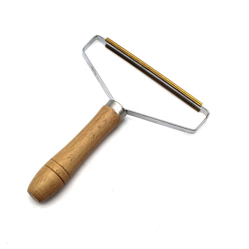 Copper Lint Remover - Portable Beech Wood