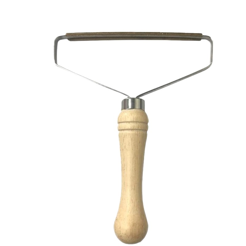 Hair Removal Brush - Wooden Handle Fur Tool