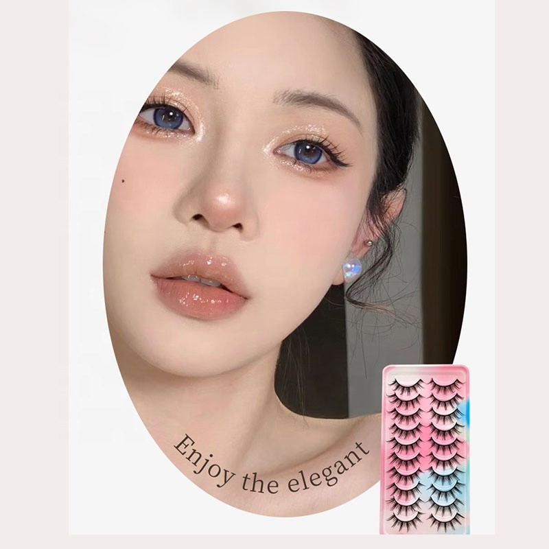 False Eyelashes - Natural Volume 10 Pairs