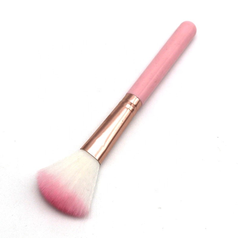 Makeup Brush - Pink Nylon Hair ABS Handle