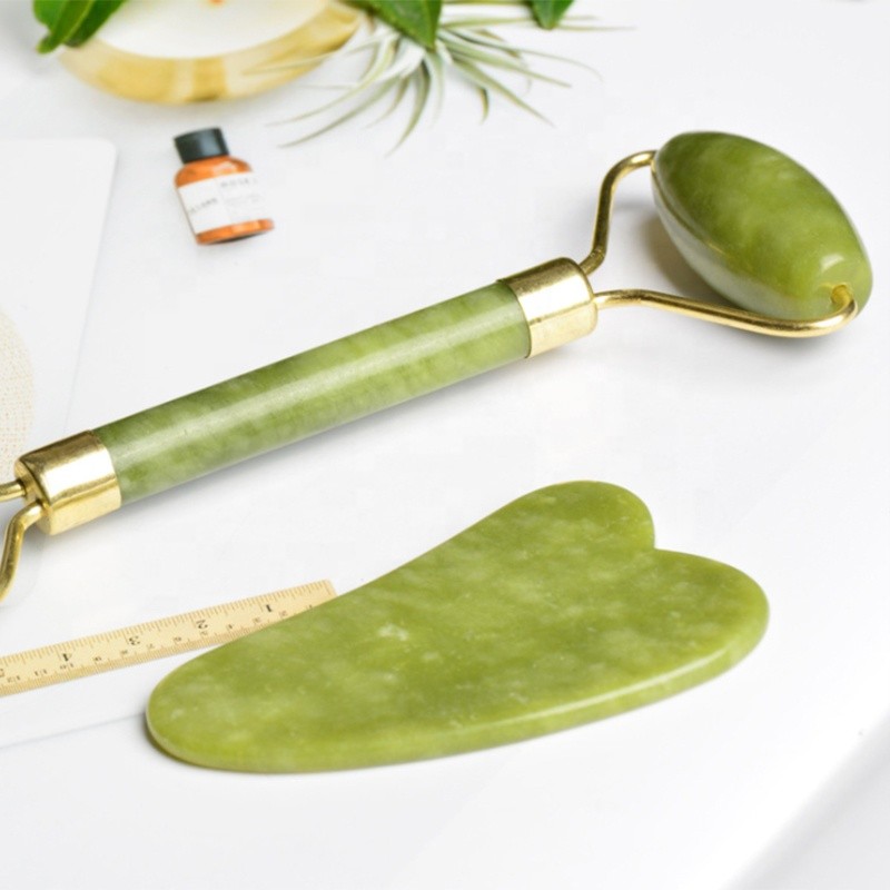 Gua Sha Set - Jade Roller Facial Tool