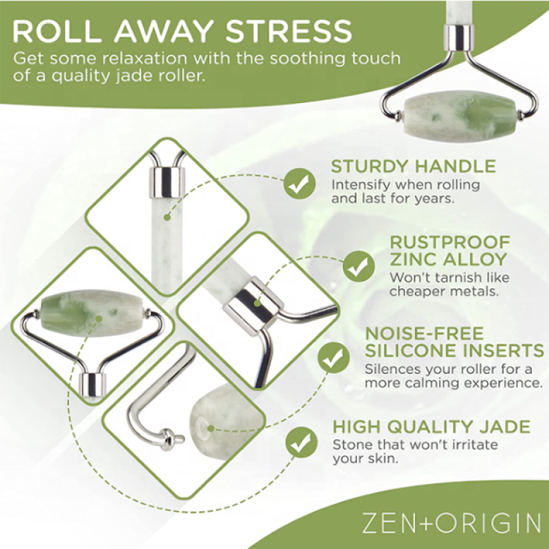 Jade Face Roller - Dual Sided Massage