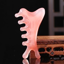 Resin Gua Sha - Crystal Clear Facial Tool