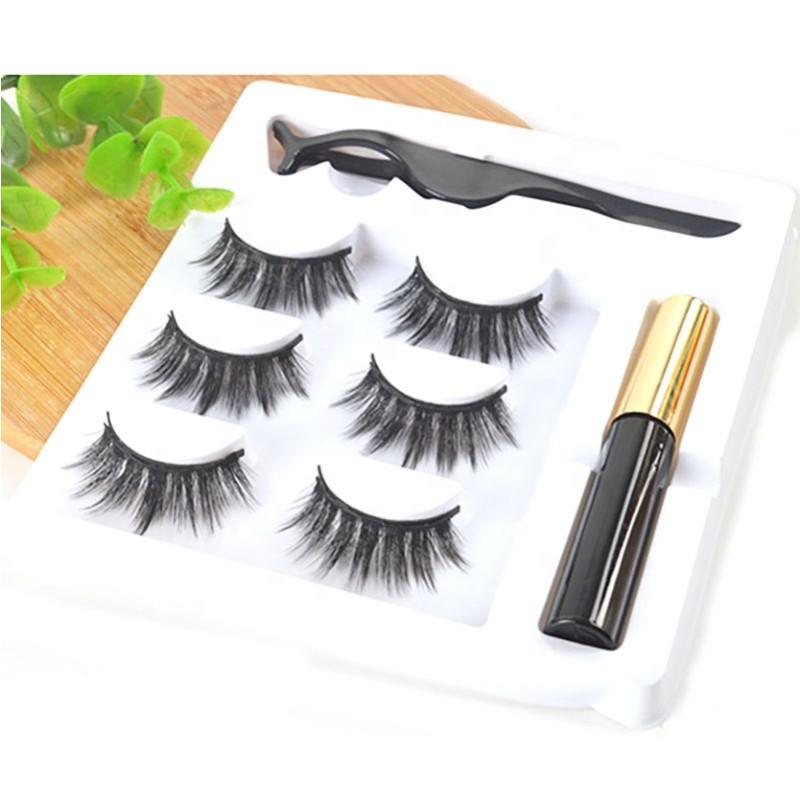 Magnetic Eyelashes - Eyeliner Kit 3 Pairs