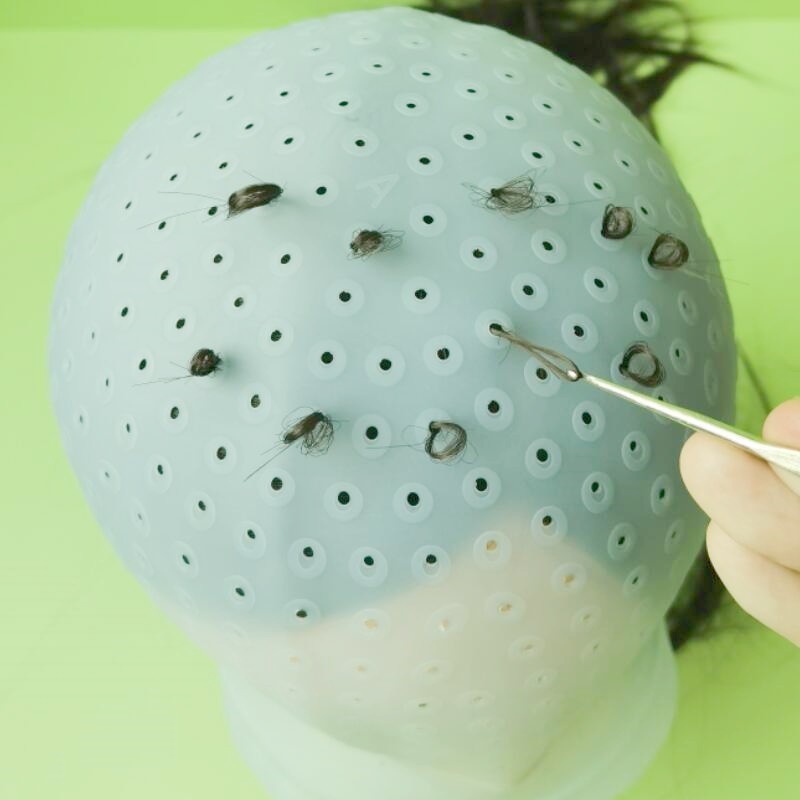 Hair Coloring Cap - Reusable Silicone Dyeing