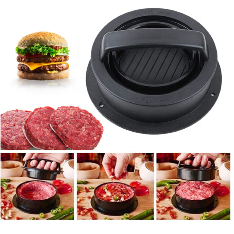 Stuffed Burger Press - 3 in 1 Adjustable Mold