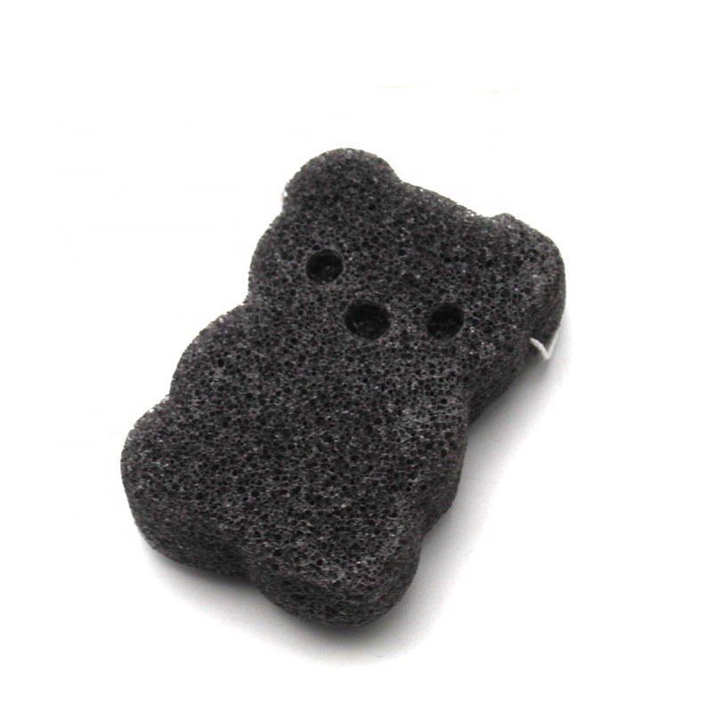 Baby Bath Sponge - Cartoon Teddy Bear