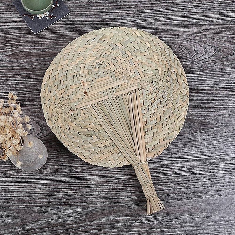 Cattail Leaf Fan - Handcrafted Summer Cooler