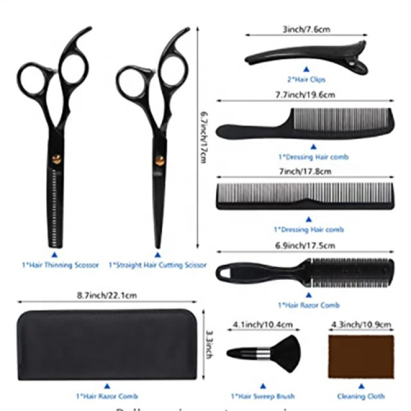 Hair Scissor Set - 11PCS Home Use Kit