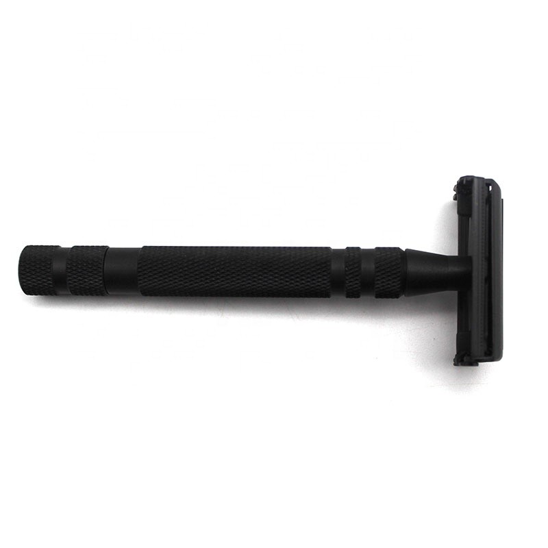 Travel Razor - Matte Black Double Edge