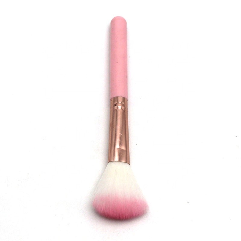 Makeup Brush - Pink Nylon Hair ABS Handle