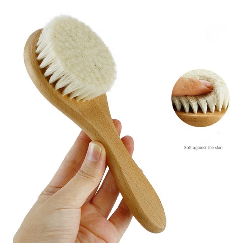 Baby Brush Set - 3 Piece Wooden Newborn