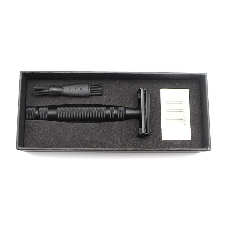 Travel Razor - Matte Black Double Edge