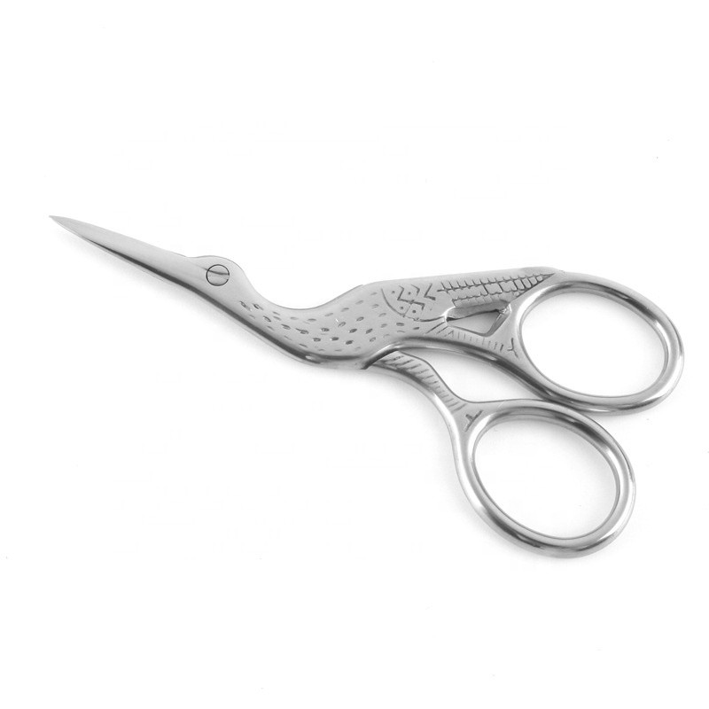 Beard Scissors - Black Silver Professional