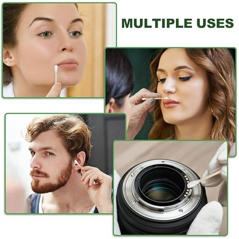 Cotton Swabs - Double Tipped Wooden Beauty