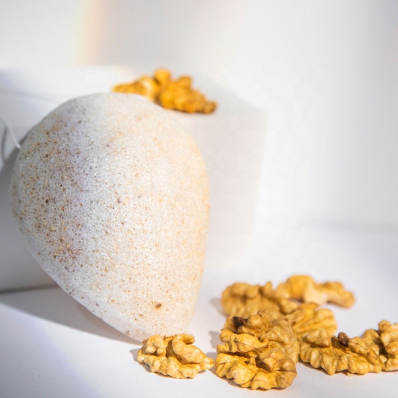 Walnut Sponge - Exfoliating Konjac Body